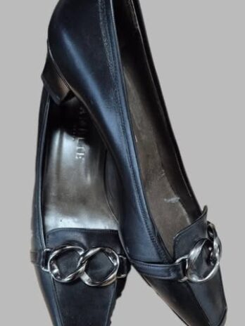 Pumps “ Amelie By Vera Gomma “ Größe 38 in Schwarz/Leder
