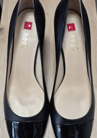 Pumps “ Högl “ Größe 38,5 in Schwarz/Leder NEU!