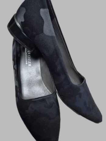 Ballerinas “ Peter Kaiser “ Größe 38 in Schwarz/Grau/Camouflage Leder