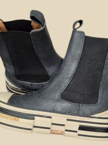 Booties “ Rebecca White “ Größe 39 in Dunkelblau/Beige/Leder NEU!