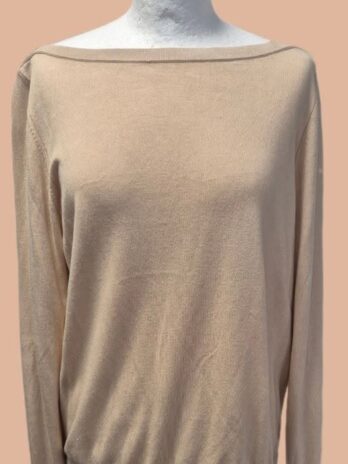 Pulli “ Benetton “ Größe 38/40 in Beige 53% Baumwolle 47% Modal