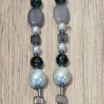 Kette “ Bonita “ in Petrol/Silber