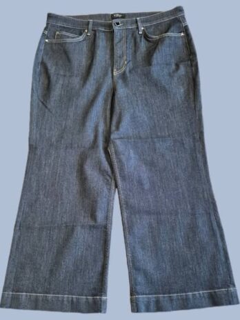 Jeans “ S. Oliver Black Label “ Größe 46 in Dunkelblau weites Bein 76% Baumwolle