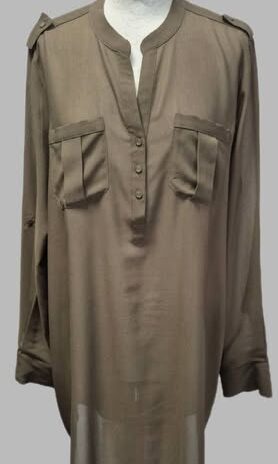 Bluse “ Esprit “ Größe 44 in Olivgrün Viscose