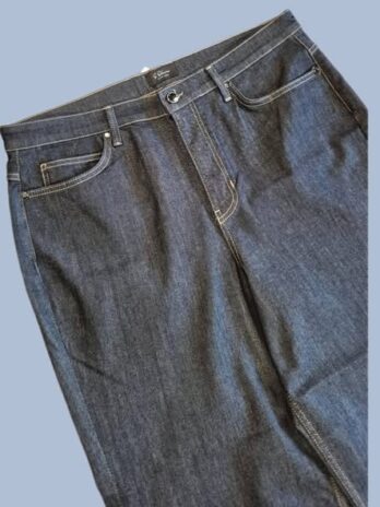 Jeans “ S. Oliver Black Label “ Größe 46 in Dunkelblau weites Bein 76% Baumwolle