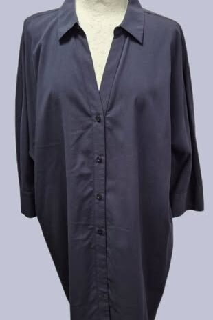 Bluse “ Esprit “ Größe 46 in Dunkelblau Viscose