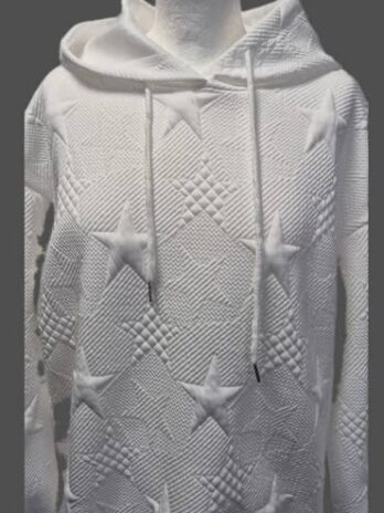 Hoodie “ Made in Italy “ Größe 40/42 in Weiß
