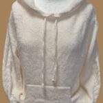 Hoodie “ Made in Italy “ Größe 38 in Offwhite