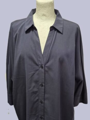 Bluse “ Esprit “ Größe 46 in Dunkelblau Viscose