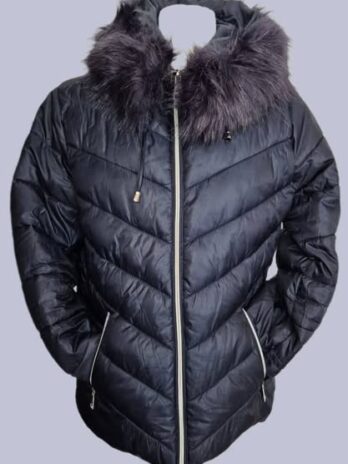 Steppjacke mit Kapuze “ Rick Cardona “ Größe 38 in Dunkelblau