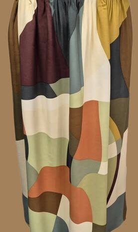 Rock “ Jones “ Größe 40/42 in Bunt gemustert elastischer Bund NEU! 100% Viscose