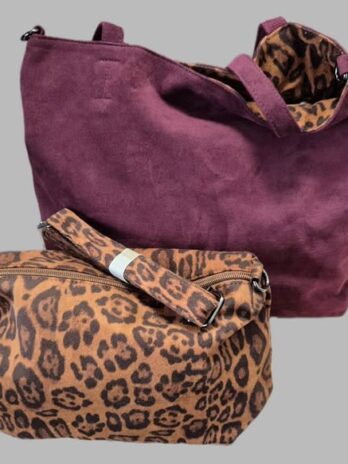 Tasche “ Paolo Bags “ in Burgundy/Feincord extra Innentasche Breite ca 43cm Höhe ca 32cm