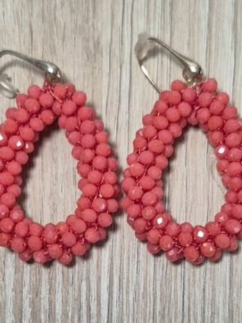 Ohrringe “ Day & Eve “ in Coralle