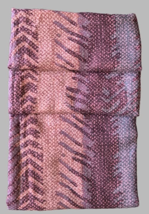 Schal " S. Oliver " in Burgundy/Rosa/Anthrazitgrau gemustert