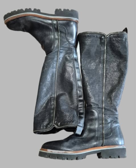 Stiefel " Ripe` " Größe 38 in Schwarz/Leder