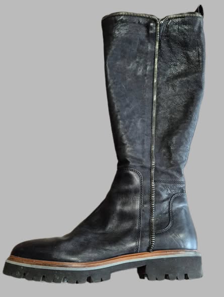 Stiefel " Ripe` " Größe 38 in Schwarz/Leder – Bild 2